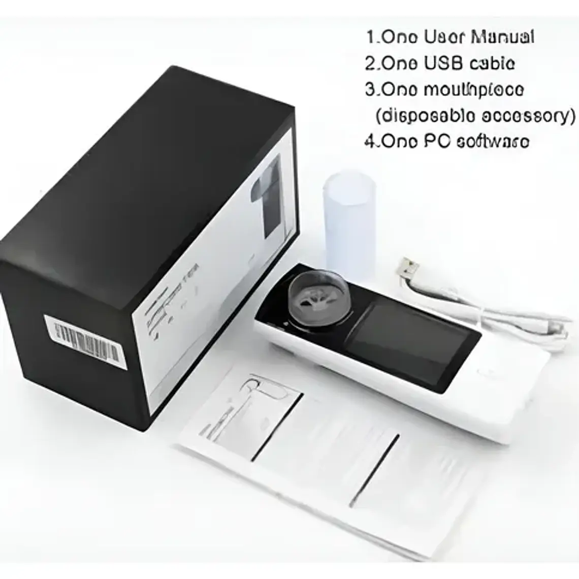 Espirómetro Contec Bluetooth Batería Recargable Sp80b 3