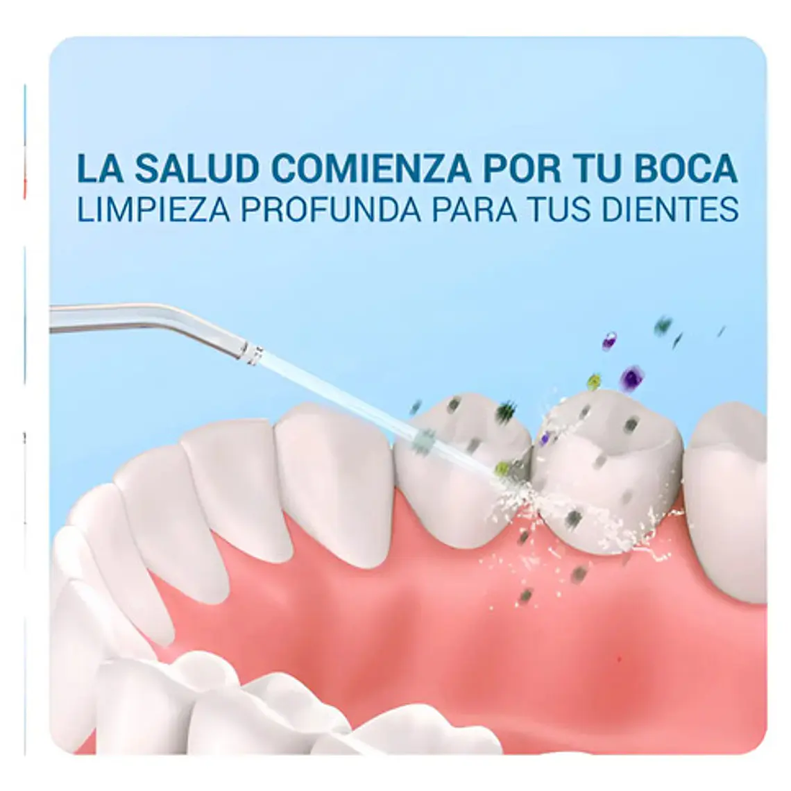 Osoji Irrigador Bucal Inalámbrico F100 Control De Presión Color Blanco 3