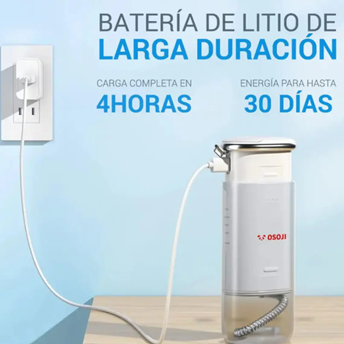 Osoji Irrigador Bucal Inalámbrico F100 Control De Presión Color Blanco 5