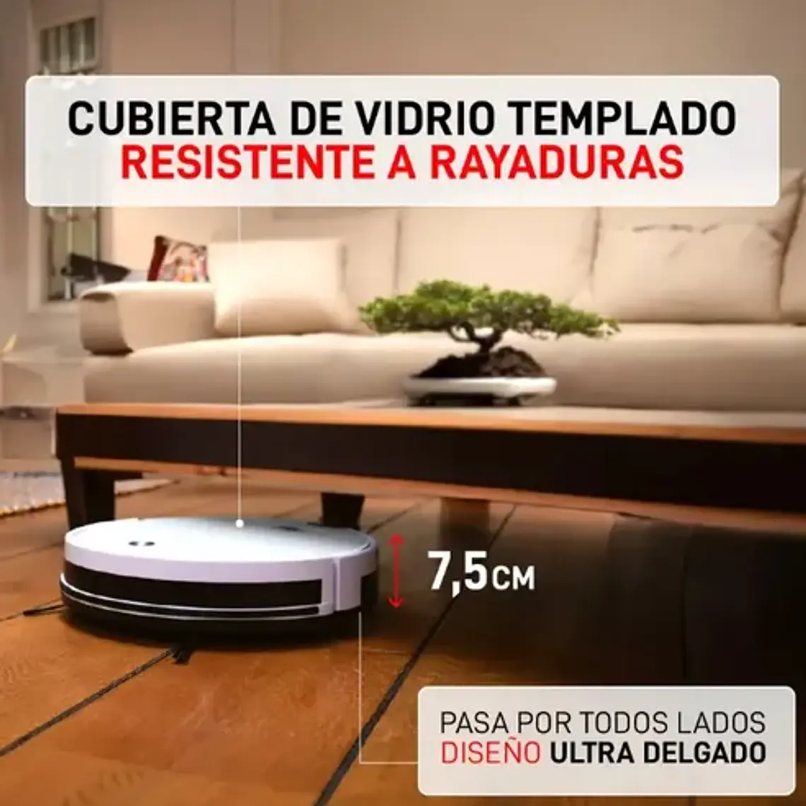 Robot Aspiradora Duo Dojosan 990 Color Blanco 7