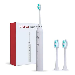 Osoji T100 Cepillo Dental Eléctrico Ultrasónico Recargable Color Blanco