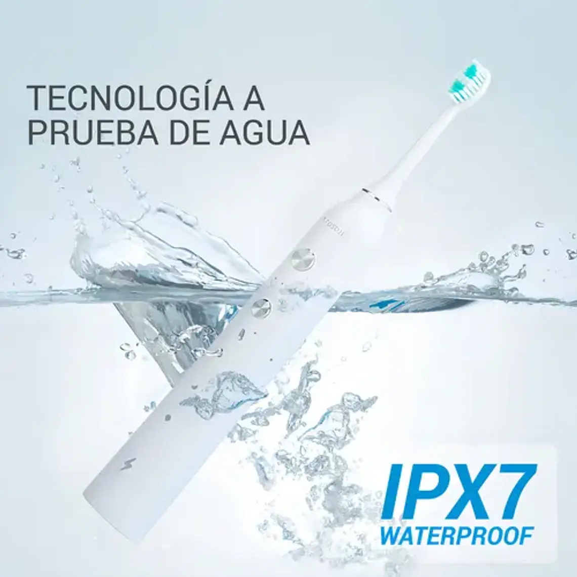 Osoji T100 Cepillo Dental Eléctrico Ultrasónico Recargable Color Blanco 3