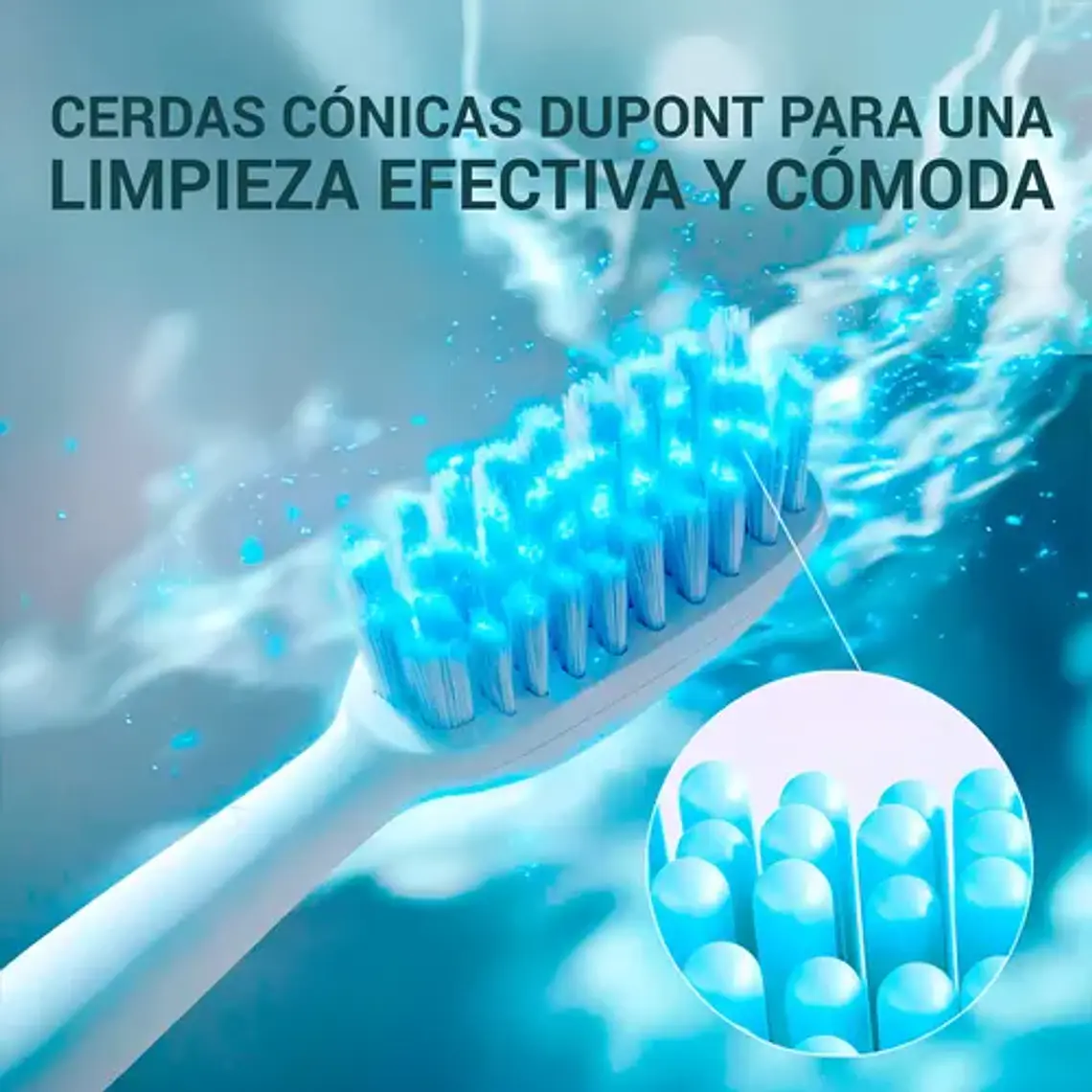 Osoji T100 Cepillo Dental Eléctrico Ultrasónico Recargable Color Blanco 4