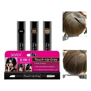 Tinte Temporal Cabello Lápiz Para Raíces Y Canas Instantáneo Tono Negro