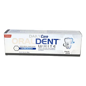 Pasta Dental Oraldent Blanqueadora White 80g