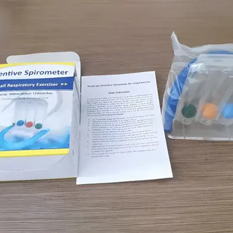 Ejercitador Pulmonar 600ml - 1200ml Respiratorio Espirometro 3