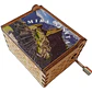 Caja Musical De Madera Con Manivela Los Jaibas Mira Niñita - Miniatura 1