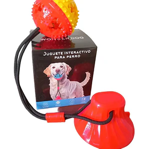 Juguete Tracción Con Ventosa Y Cascabel Perro Mascotas