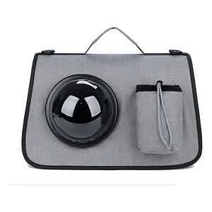 Bolso Transporte Perro Y Gato Cúpula Transparente Mascotas