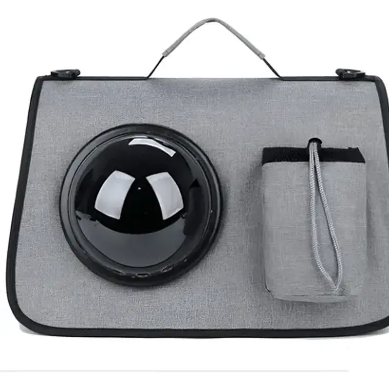 Bolso Transporte Perro Y Gato Cúpula Transparente Mascotas 1