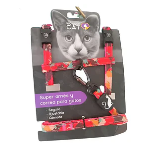 Set Arnés + Correa Premium Para Gato Wondercat Mascotas