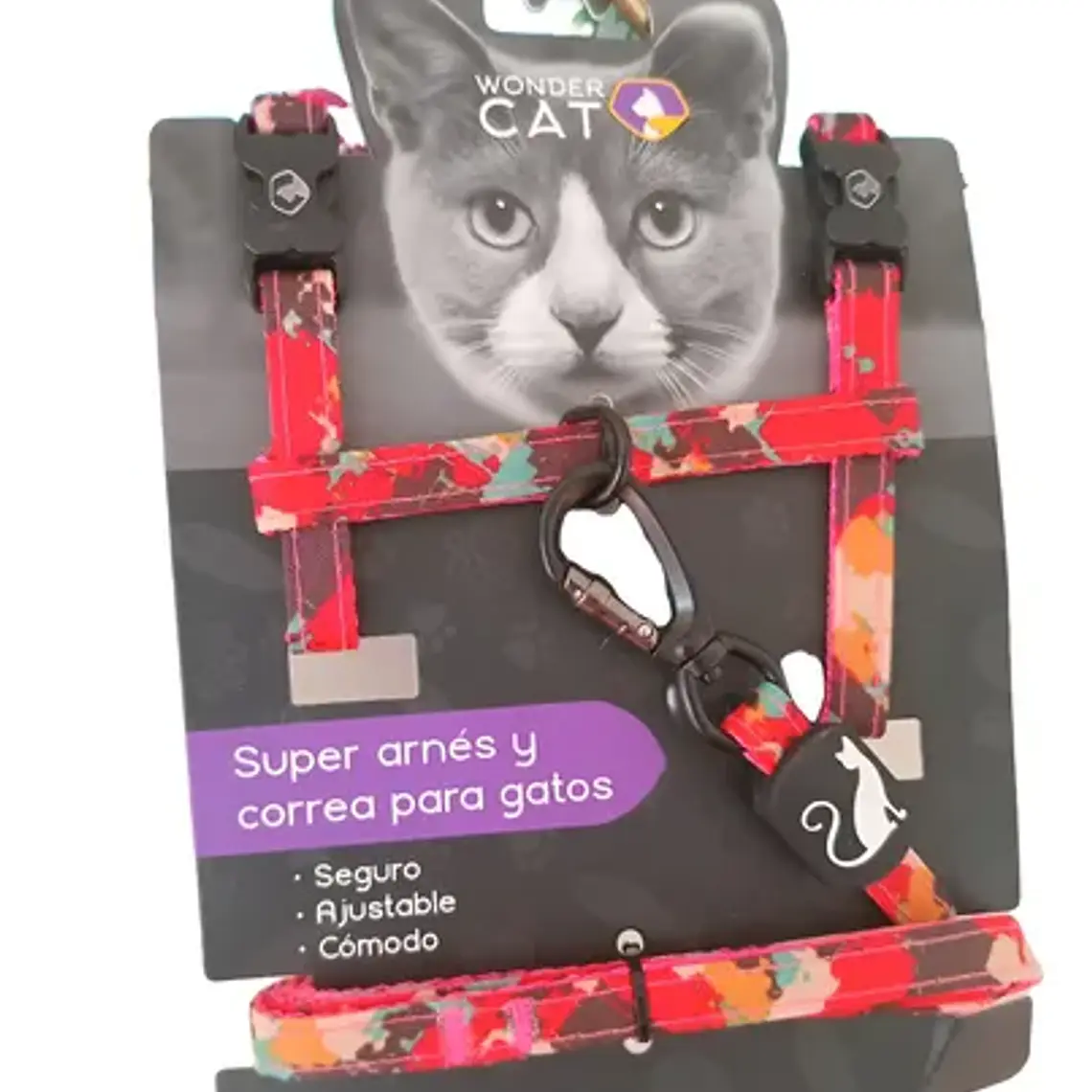 Set Arnés + Correa Premium Para Gato Wondercat Mascotas 1