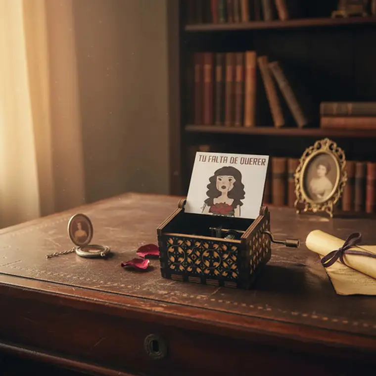 Caja Musical Manivela Mon Laferte Tu Falta De Querer Intro 8