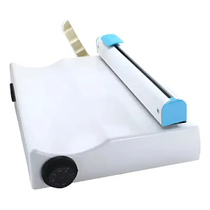 Selladora Dental Esterilizacion Mangas Única Regulación T° Blanco Con Detalles Azul