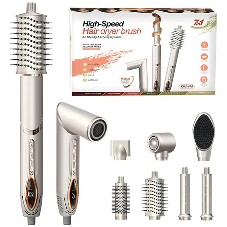 Secador Iónico Estilizador Multistyler Hair Dryer Único 1