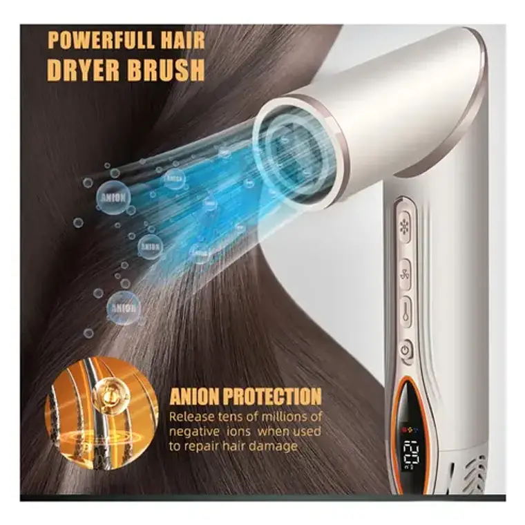 Secador Iónico Estilizador Multistyler Hair Dryer Único 6