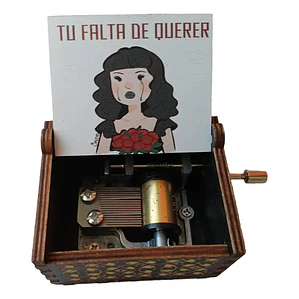 Caja Musical Manivela Mon Laferte Tu Falta De Querer Coro