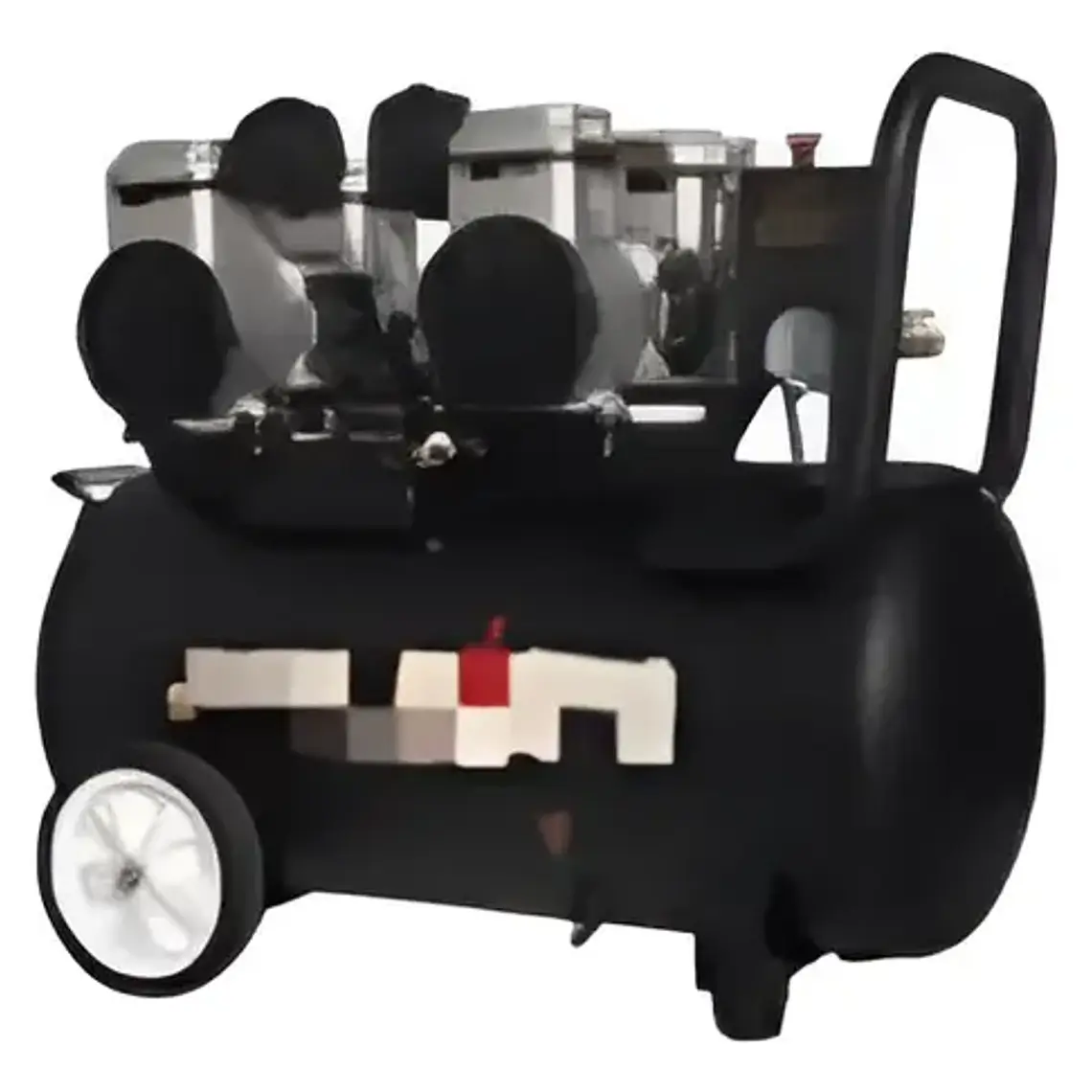 Compresor De Aire 50lt Dental 2200w Silencioso S/ Aceite 1
