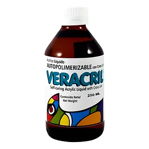 Monómero Veracril Autocurado Líquido Dental 250cc Premium