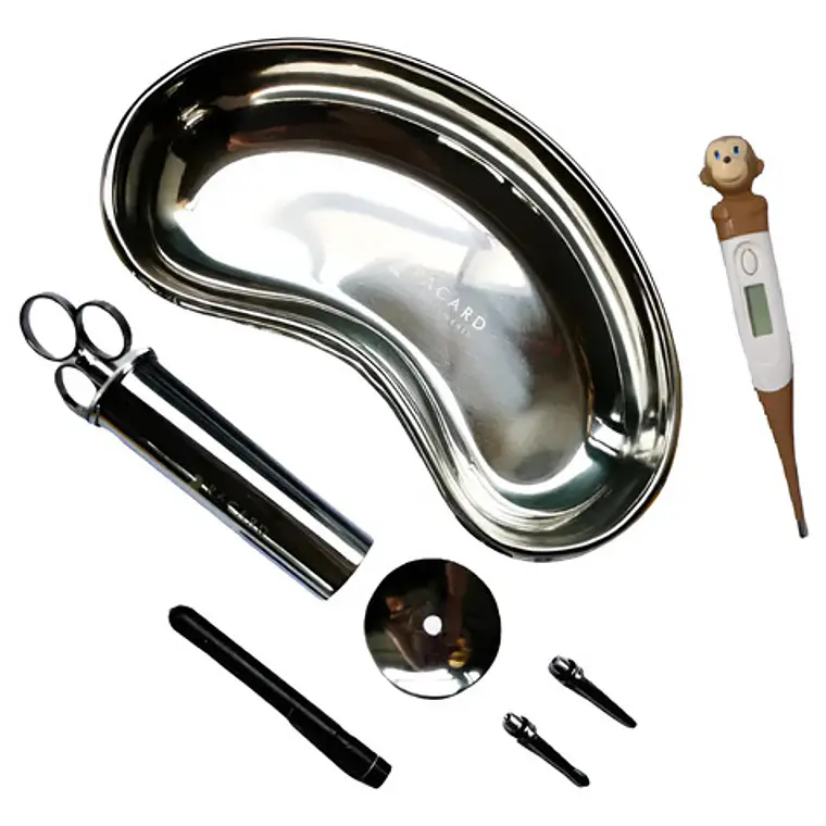 Kit Completo Lavado Oído Pacard + Linterna + Termómetro Niño 1