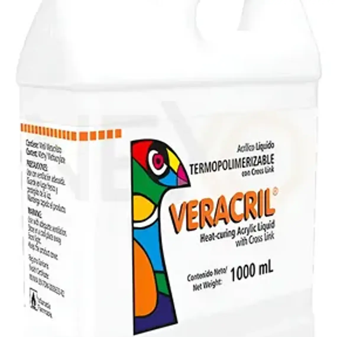 Monómero Veracril Termocurado Líquido Dental 1 Litro Premium 1
