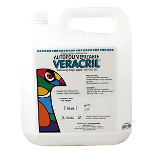 Monómero Veracril Autocurado Líquido Dental 1 Galón 3.72lt