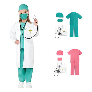 Disfraz Doctor Niños Médico Doctora Disfraces Con Accesorios