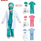 Disfraz Doctor Niños Médico Doctora Disfraces Con Accesorios - Miniatura 7