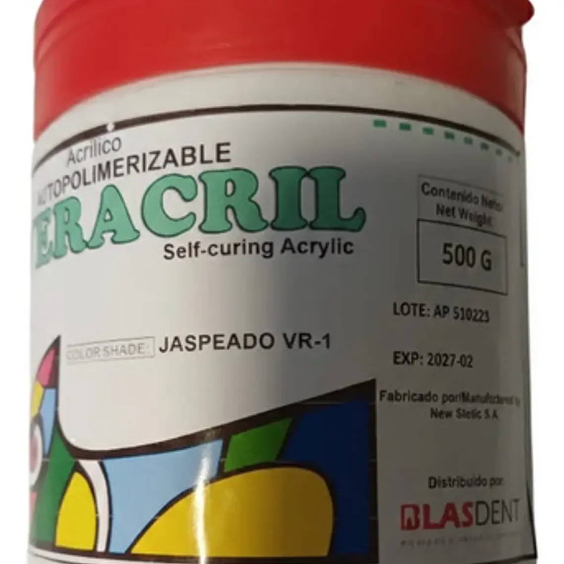 Acrílico Autocurado Veracril Rosado Jdo 500 Gr. Premium 2