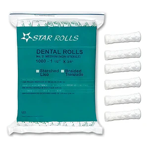 Torulas De Algodon Trenzadas Star Roll 1000 Unidades