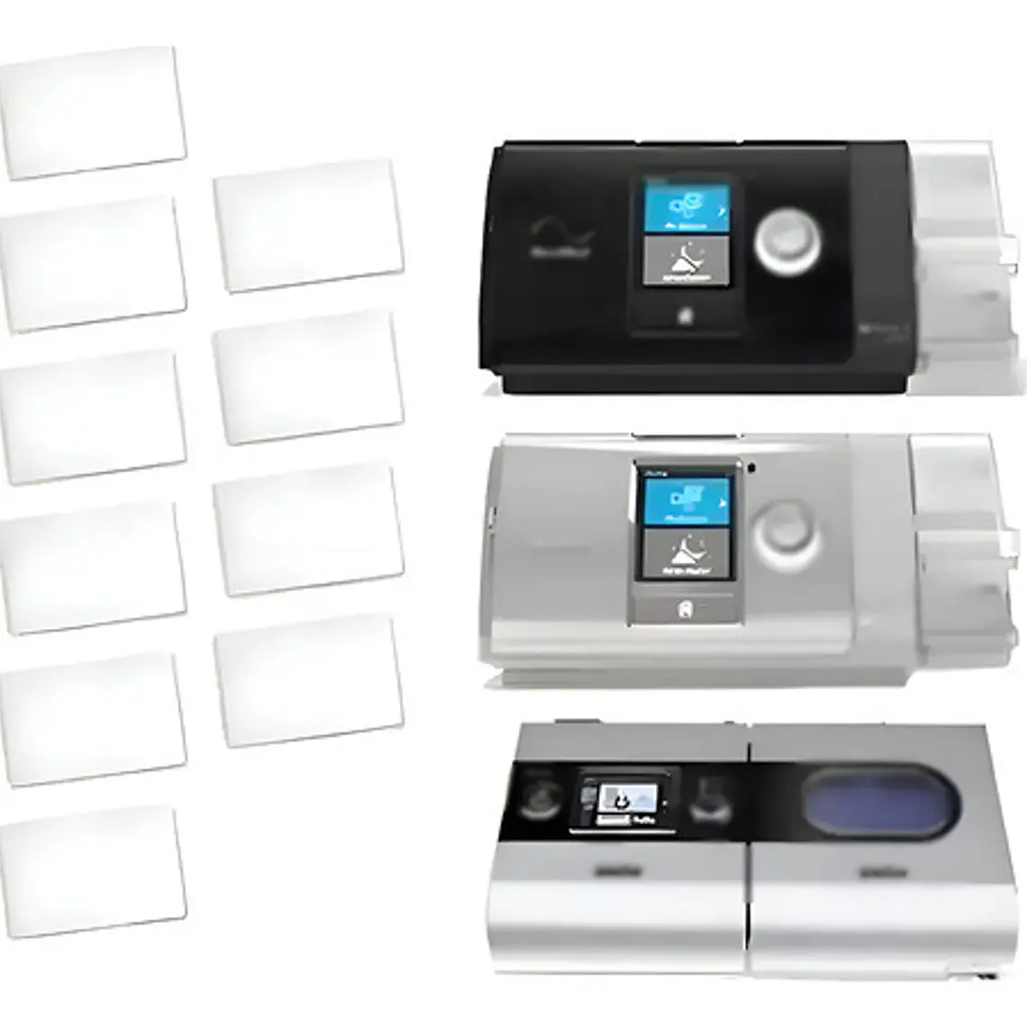 20x Filtros Para Cpap Resmed Airsense 10 Y Aircurve 10 A S9 1