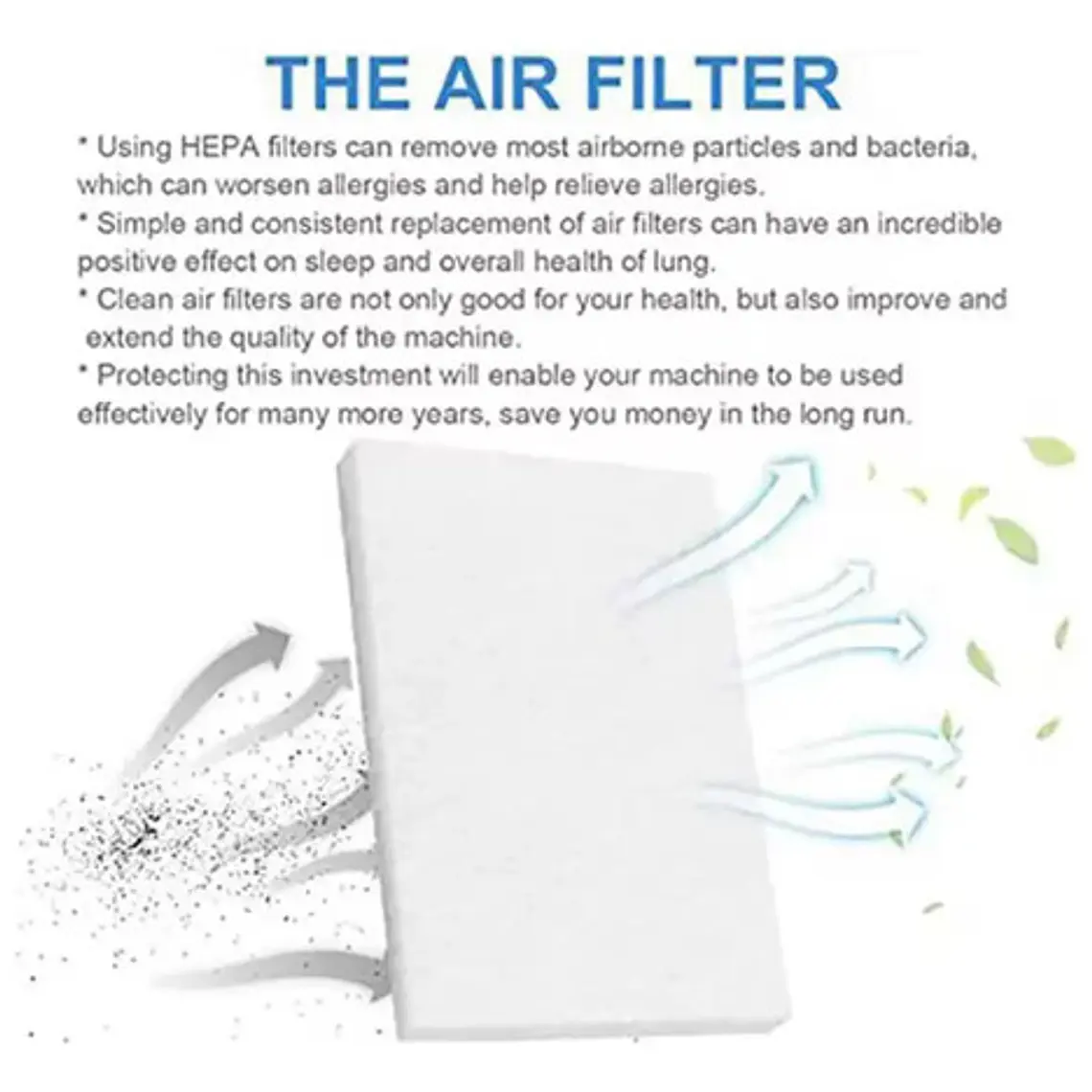 20x Filtros Para Cpap Resmed Airsense 10 Y Aircurve 10 A S9 6