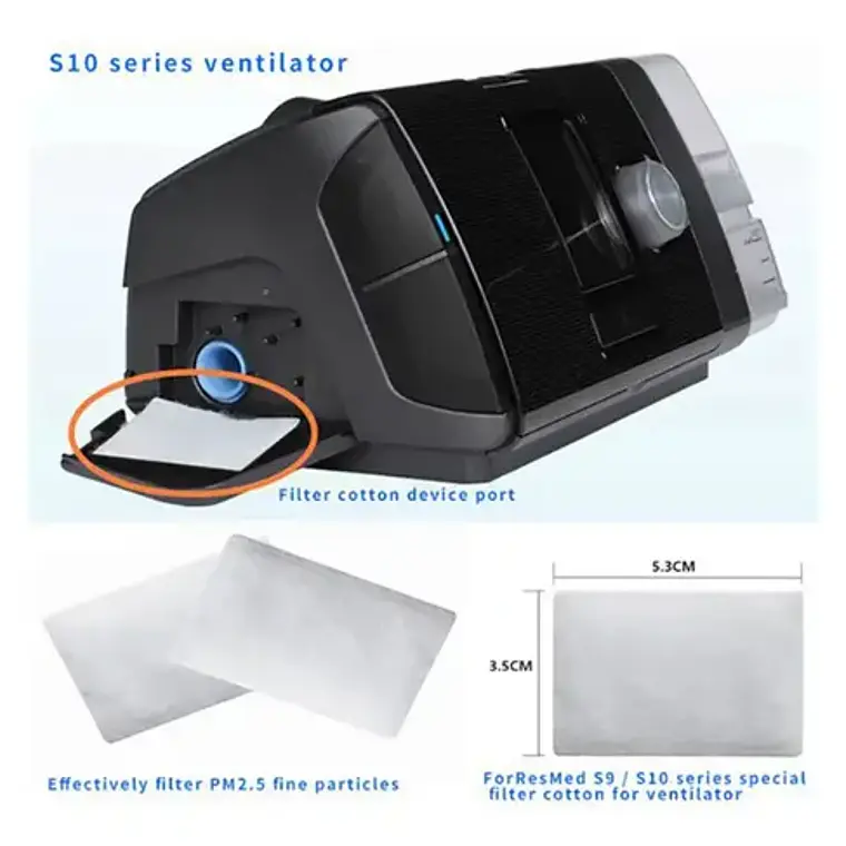 20x Filtros Para Cpap Resmed Airsense 10 Y Aircurve 10 A S9 8