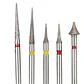 Fresas Kit Interproximal Para Pulido Dental Set 5u Santiago Amarillo - Miniatura 4