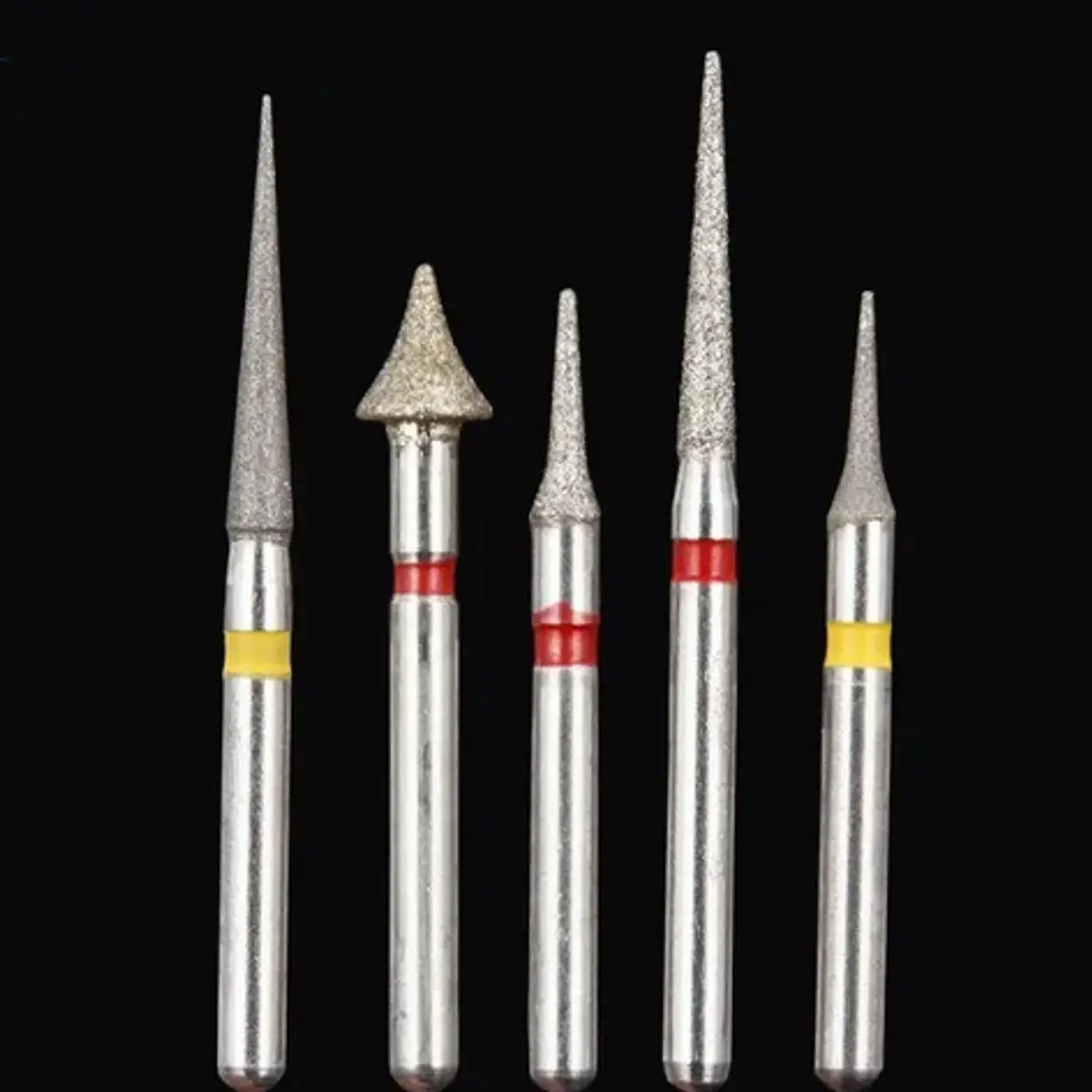 Fresas Kit Interproximal Para Pulido Dental Set 5u Santiago Amarillo 5
