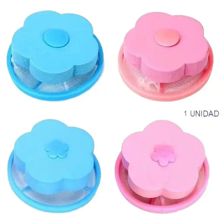 Removedor Quita Pelos Mascotas Lavadora Perros Ropa Sofas Color Rosado 1
