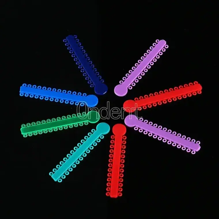 Ligaduras Ortodoncia Elásticos Multicolores Las Más Lindas 9