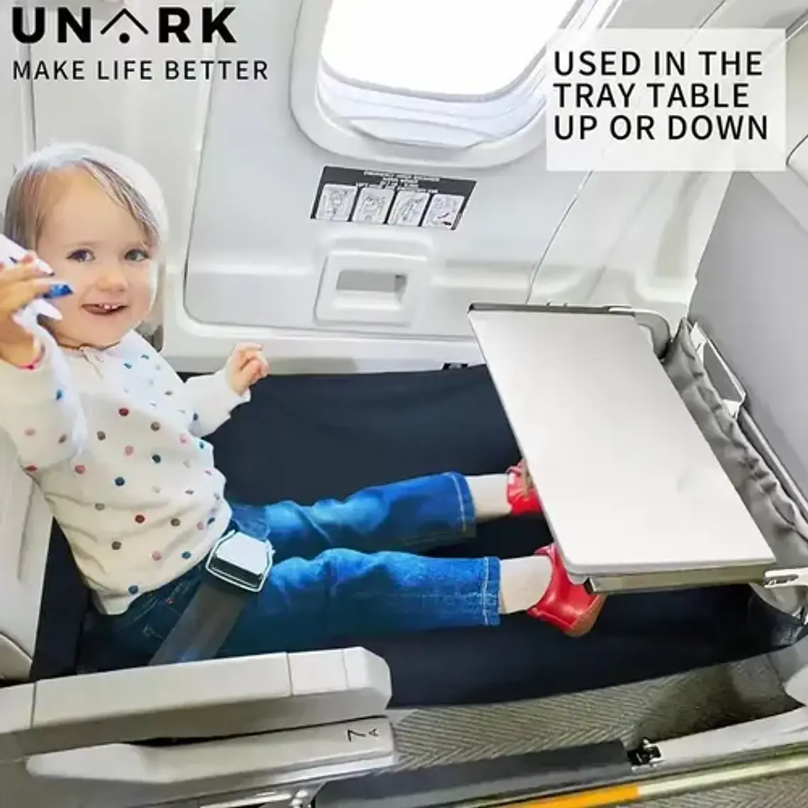 Cama Portable Avión Para Niños Y Bebés Hamaca Comodidad 20