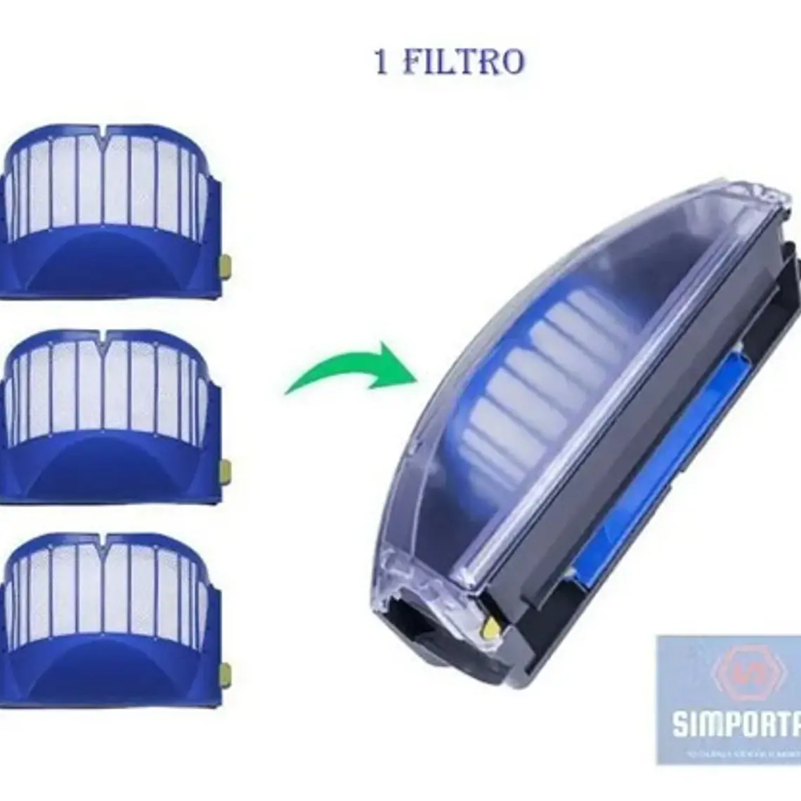 Filtro De Repuesto Roomba 600s - Unidad 2