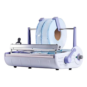 Selladora Dental Única Ancho De Corte 45 Cms Profesional T° Blanco Y Lila Blanco Lila