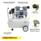Compresor Dental Libre De Aceite Silencioso 25lts 1hp Prof. Color Blanco Fase Eléctrica Monofásica Frecuencia 60 - Miniatura 4