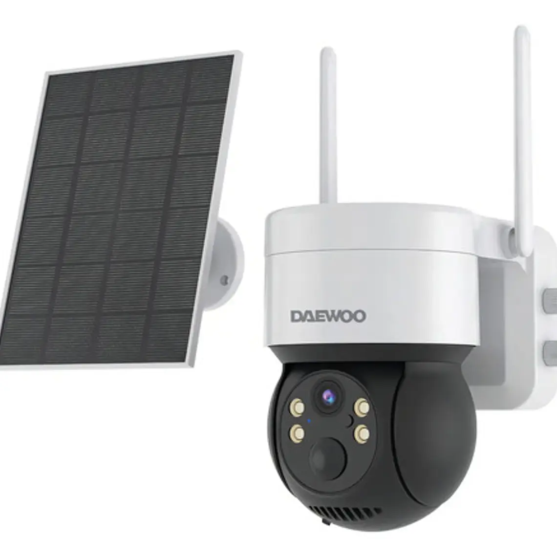 Camara Ip Seguridad Exterior C/panel Solar Daewoo Di-sc43s Color Blanco 1