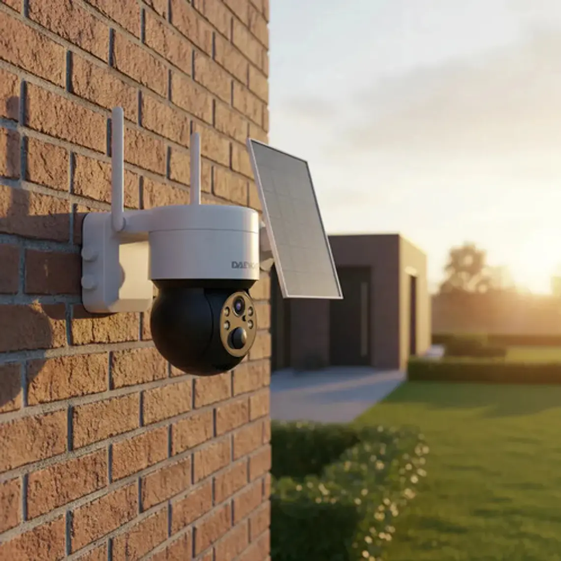 Camara Ip Seguridad Exterior C/panel Solar Daewoo Di-sc43s Color Blanco 6
