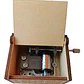 Caja Musical Madera Con Manivela Los Jaibas Mira Niñita Full - Miniatura 2