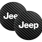 Posa Vasos Goma 7cm Diámetro Logo Jeep X 2 Unidades Santiago - Miniatura 2