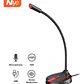 Micrófono De Pie Gamer Portátil Con Swich Flexible Y Macizo - Miniatura 2