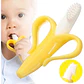 Banana Rascador De Encías Mordedor Cepillo Dientes Infantil Color Amarillo - Miniatura 2