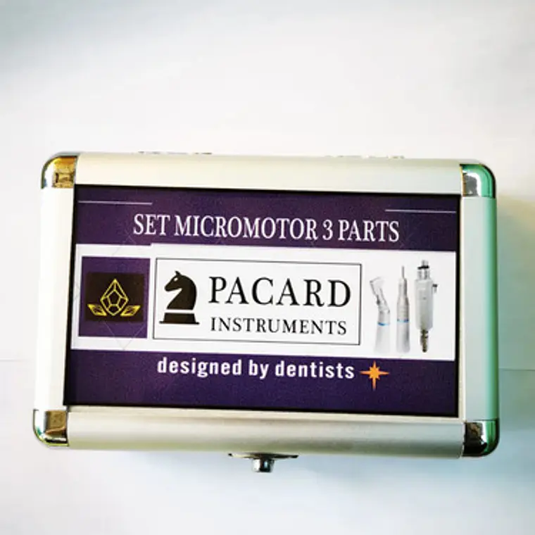 Micromotor Completo 4h Pacard En Caja Aluminio Con Maletín Aluminio 9