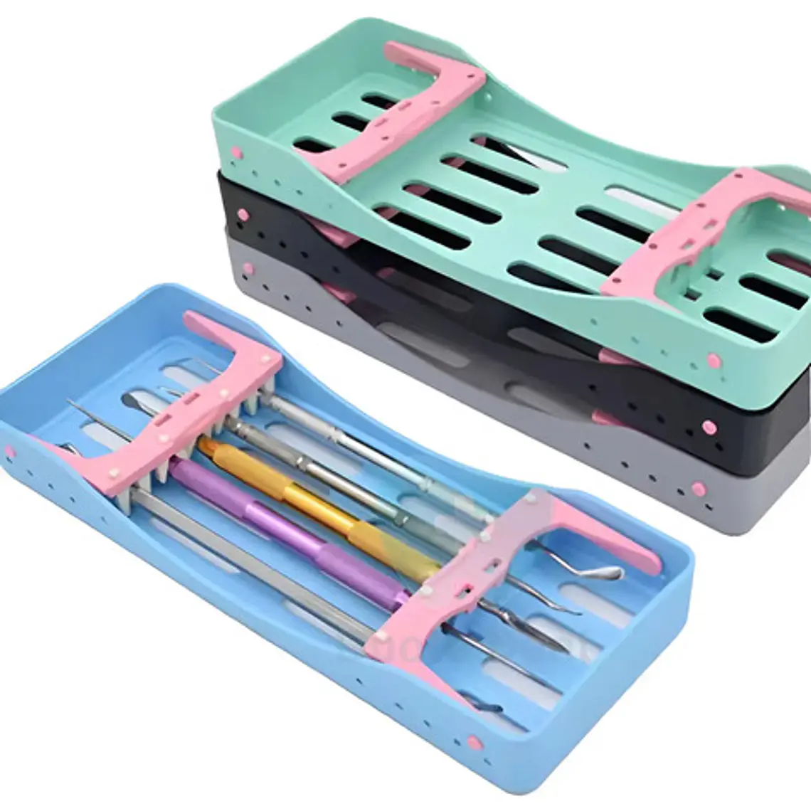 Bandeja Plastica Desinfeccion Instrumental Dental Esteriliza 5