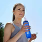 Botella De Agua Plegable Running 350cc Pacard Color Azul - Miniatura 5